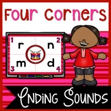 Ending Sounds: 4 Corners Game
