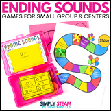 Ending Sounds Games for Kindergarten Centers