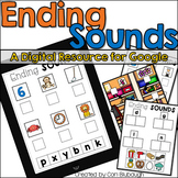Ending Sounds - Google Classroom Resource