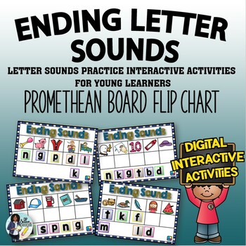 Preview of Ending Sounds PROMETHEAN BOARD Flip Chart