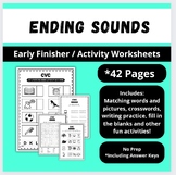 Ending Sounds Packet [No Prep]