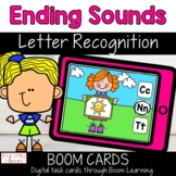 Ending Sounds Boom Cards WITH AUDIO, Distance Learning