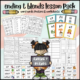 Ending T Blends Pack - Worksheets, Posters & Word Cards (G
