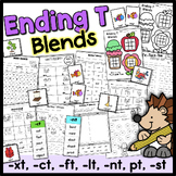 Ending T Blends xt, ct, ft, lt, nt, pt, st Worksheets and 