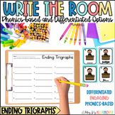 Ending Trigraphs (_tch and _dge) Differentiated Write the Room