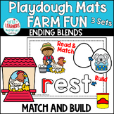 Ending blends playdough mats- phonics playdough mats -CVCC