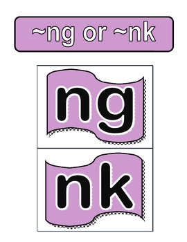 Ending -ng and -nk Phonics by Classroom Designer | Teachers Pay