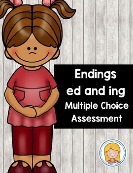 Preview of Endings ed and ing Assessment