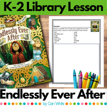 Preview of Endlessly Ever After Library Lesson for Kindergarten First Grade & Second Grade