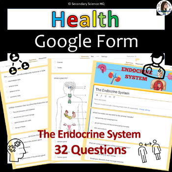 Preview of Endocrine System | Health | Google Form