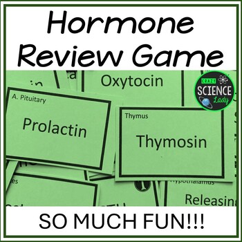 Preview of Endocrine System - Hormone Review Game - Anatomy and Physiology