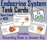 Endocrine System Task Cards (Human Body Systems Activity: 