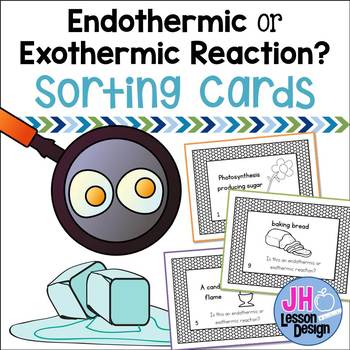 Preview of Endothermic and Exothermic Reaction Sorting Activity