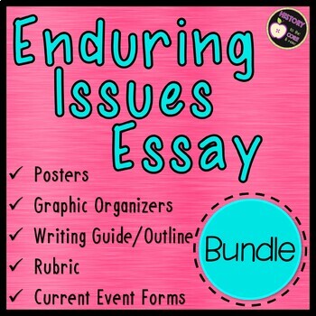 Preview of Enduring Issues Essay Bundle