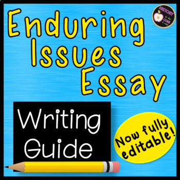 enduring issues essay outline answer key