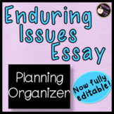 Enduring Issues Essay- Planning Organizer