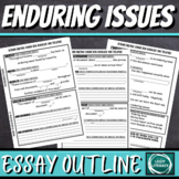 Enduring Issues Essay Pre-Writing Organizer