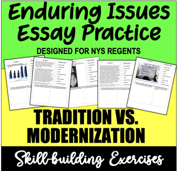 Preview of Enduring Issues Essay: Tradition vs Modernization