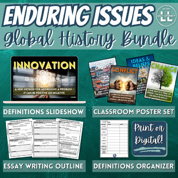 Preview of Enduring Issues Global History & Geography Resources Bundle
