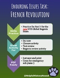Enduring Issues Task- French Revolution (For new NYS Regen
