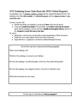 enduring issues essay answer key