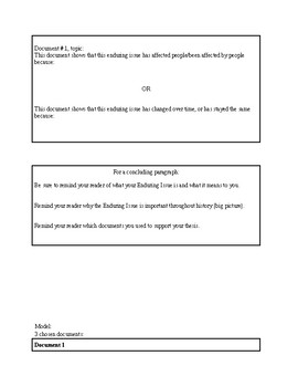 enduring issues essay outline answer key