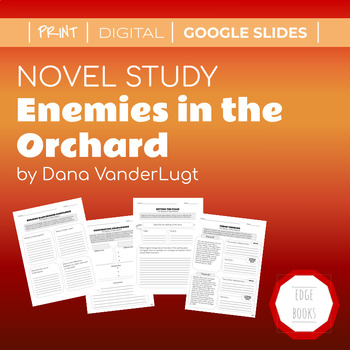 Preview of Enemies in the Orchard by Dana VanderLugt Novel | BOOK STUDY | No Prep