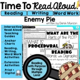 Enemy Pie Reading Activities Character Traits Activities R