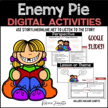 Enemy Pie Theme Worksheets Teaching Resources Tpt