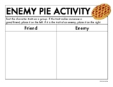 Enemy Pie: Friendship Trait Sorting Activity