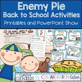 Enemy Pie, Fun Back to School Activities, Story Elements, 