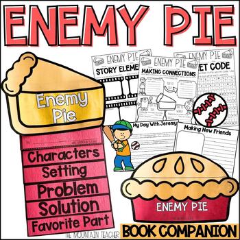 Preview of Enemy Pie Read Aloud Activities | Back to School Crafts for Character Education