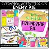 Enemy Pie Reading Comprehension Activities, Back to School