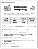 Energizing Everything Assessment - Mystery Science