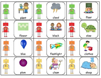 Energizing Robots Articulation Game- /L/ & /L-blends/ by The Dabbling ...