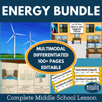 Preview of Energy 5E Lesson Plans Bundle