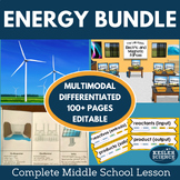 Energy 5E Lesson Plans Bundle