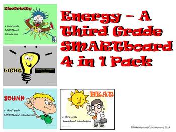 Preview of Energy - A Third Grade SMARTboard 4 in 1 Pack