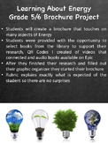 Energy Brochure Project- Perfect for a Split Grade!