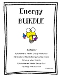 Energy Bundle - Worksheets and Center Activities - Potenti