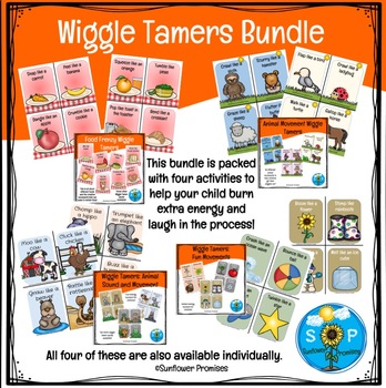 Preview of Energy Burners Wiggle Tamers Bundle