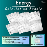 Energy Calculations Bundle | High School