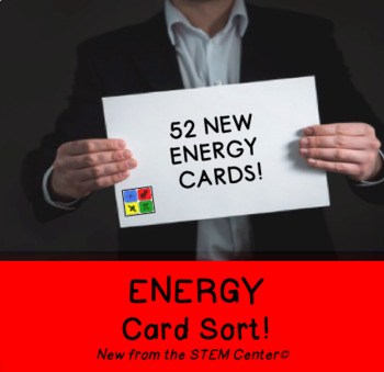 Preview of Energy Card Sort - Distance Learning Friendly