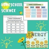 Energy Conservation Graphic Organizer | Middle School Science