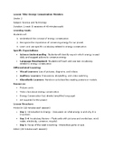 Energy Conservation Wonders GRADE 2 SCIENCE LESSON PLAN