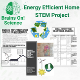 Energy Efficiency Home Sketch STEM Project Middle School H