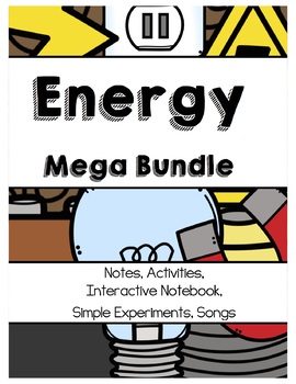 Preview of Energy (Electricity, Sound, Light, Heat) MEGA BUNDLE 345 Pages Differentiated