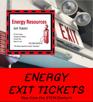 Preview of Energy Exit Tickets