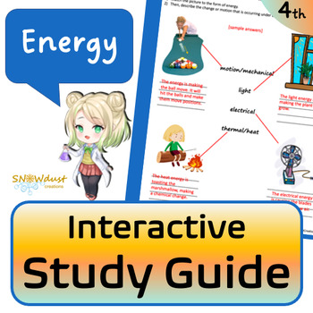 Preview of Energy - Florida Science Interactive Study Guide - G4