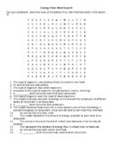 Energy Flow Vocab Word Search
